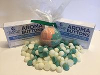 Celestial Dreams Aroma Wax Melts- A Little Bit of Heaven Gift Set -(2) 4oz Boxes 1 of Each Scent, Bath Bomb 4.5oz. Made in The USA w/All Natural Essential Oils (Lemongrass and Cucumber Melon)