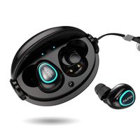 KALINCO Wireless Earbuds with Charging Case,Superior headset phones in-Ear Built-in Microphone, HiFi Bass Stereo Waterproof Earbuds w/Mic, Sweatproof Noise Cancelling Headset for Workout, Running, Gym