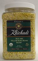 Kazana Kitchari Grain Blend - Rice & Yellow Mung Beans Mix, USDA Certifiied Organic, 4Lb Jar