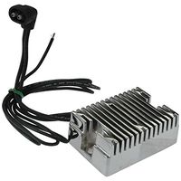 New CHROME Voltage Regulator Rectifier for Harley Davidson 74519-88, 1989-99 Evolution Big Twin, 32 AMP