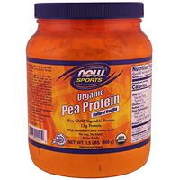 Now Foods Sports, Organic Pea Protein, Natural Vanilla, 1.5 lbs (680 g)