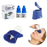 Can-C Eye Drops 2 x 5ml Vials with Eye Drop Guide Bundle