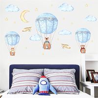 Xisheep Easter Day Home Décor ， Sticker DIY Cartoon House Removable Wall Decal Family Sticker Mural Art Decor Home Decor - Multicolor