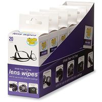 Invisible Glass 6 Pack 90102-6PK Lens Cleaning Wipes 20-Count-Case of 6