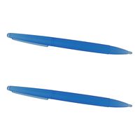 Assecure 2 x pro large big semi transparent blue stylus pen for Nintendo DS L.