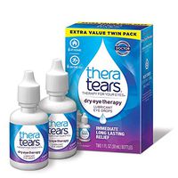 TheraTears Eye Drops for Dry Eyes, Dry Eye Therapy Lubricant Eyedrops, Twin Pack, 30mL 1 Fl oz Each (Packaging may vary)