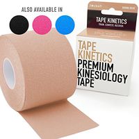 TAPE KINETICS Premium Kinesiology Tape | 2" x 16.4 ft | Waterproof & Latex-Free (Beige)