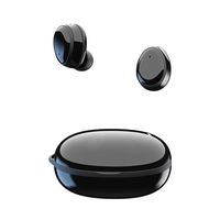 Barcley BT5.0 Waterproof Earphones in-Ear Wireless Mini Headphone Stereo Earbuds Sports Headset with Mic K1-TWS Bluetooth Headset Cordless Sports Ear Buds with Charging Box for Gym Sports (Black)