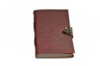 SZCO Supplies Skull & Bones Leather Journal
