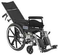 Drive Medical Viper Plus GT Full Reclining Wheelchair 20" Seat/Detachable Full Arms