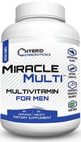 MiracleMulti Performance Blend, Best Multivitamin for Men, Vitamin and Mineral Supplement with Probiotics, Superfood Enzyme Blend for Optimized Heart, Prostate, Stamina, Energy, Non-GMO, 60 Day Supply