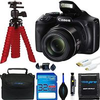 Canon PowerShot SX540 HS with 50x Optical Zoom and Built-In Wi-Fi + Deal-Expo Essential Accessories Bundle