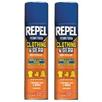 Repel Permethrin Clothing & Gear Insect Repellent Aerosol, 6.5-Ounce, HG-94129 (2 Pack)