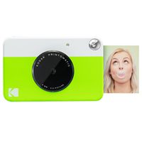 Kodak Printomatic Digital Instant Print Camera (Neon Green), Full Color Prints On Zink 2x3 Sticky-Backed Photo Paper - Print Memories Instantly
