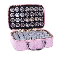 Essential Oil Box With 56 Plastic Bottles Traveling Carrying Case Storage Holder Bottles Bag Hard Organizer, Mother's Day/Birthday Gifts, Sealing And Shock Resist