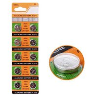 Cotchear 10pcs/Card AG10 for Watch Toys Remote 189 LR54 Cell Coin Alkaline Button Battery 1.5V SR54 389 189 LR1130 389 SR1130 Coin Batteries