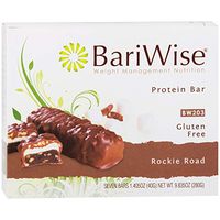 BariWise Protein Bar/Diet Bars - High Protein, Trans Fat Free, Gluten Free, Aspartame Free (Rockie Road, 1 Box - 7 count)