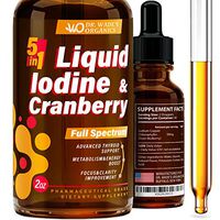 Iodine Supplement for Thyroid Support - Iodine Drops for Weight Loss & Metabolism Boost - Lugol's Solution Made in USA - Effective Energy Boost - Liquid Iodine for Focus & Clarity Improvement