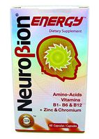 60 Caps Neurobion Energy - Amino Acids Vitamin B1 B2 B6 B12 - Increases Brain Alertness & Stamina