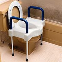 Extra Wide Tall-Ette Elevated Toilet Seat with Legs -Steel Legs QTY: 1