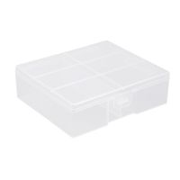 uxcell Battery Storage Case Holder Storage Box Container Transparent 24 x AA Battery Capacity