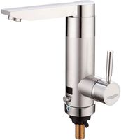 JXWWN Hot Water Heater Faucet, 3 Sec Instant Tankless Electric Kitchen Fast Heating Tap Water Faucet with LCD Digital Display. (100V - 240V, 3000W)