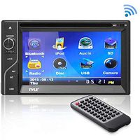 Premium 6.5" Double Din In-Dash Touchscreen TFT/LCD Monitor, Bluetooth Receiver, DVD/CD Player, Handsfree Calling, Head Unit Receiver, USB/Micro SD Card Slot, AM FM Radio and RCA To AUX Input