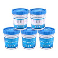 AFAC Drug Test Kit, 5 PCS 13 Panel Home Urine Drug Test with Temperature Strip for Marijuana, THC, Buprenorphine, Methamphetamine, AMP, BAR, BZO, COC, MTD, OPI2000, OXY, PCP, MOP