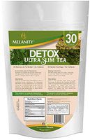 Melanity Detox Ultra Slim Tea, AM&PM Metabolism Burn Fat 30 Bags