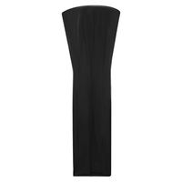 SIRUITON Patio Heater Covers Waterproof with Zipper Black-24 Months of use H87xD33x19 in