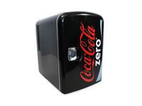Coca-Cola CZ04 Zero Personal Cooler,12 Volt & 110V DC for Your Home, 6 Can, Black