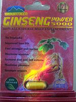 Ginseng Power 5000 Male Sexual Performance Enhancement--3 Pills of Libi Up
