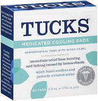 Tucks Pads 40ct Size 40ct Tucks Medicated Pads