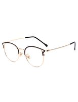 Sirain Blue Light Blocking Glasses Elegant Retro Eyeglasses Frame Anti Blue Ray Computer Game Glasses(non prescription) (Tea-Golden)