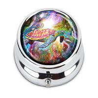 Guojew Color Turtle Custom Fashion Round Pill Box Tablet Holder Pocket Purse Organizer Case Decoration Box