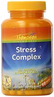 Thompson Stress Complex, All Natural B Complex Plus C, 90  Count  (Pack of 6)