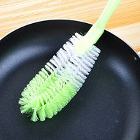 HOBULL Long Bottle Cleaning Brush Long Grip Bottle Brush for Washing Wine, Decanter, Thermos, Carafe Water Bottle Brush Washer