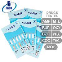 MiCare [5pk] - 9-Panel Urine Drug Test Card (AMP/BUP/BZO/COC/MOP/MTD/OXY/PPX/THC) #MI-WDOA-295