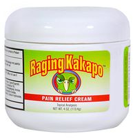 Raging Kakapo Pain Relief Cream 4 Ounces - Joint Pain, Arthritis, Knee Pain, Back, Tennis Elbow, Fibromyalgia, Plantar Fasciitis, Carpal Tunnel, Sore Muscles