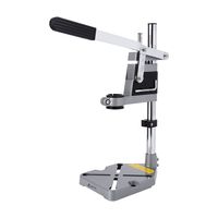 Universal Drill Press Stand, Adjustable Bench Clamp Plunge Drill Stand Workbench Repair Tool for Drilling Collect Workshop Single Hole Aluminum Base