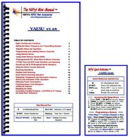 Yaesu VX-6R Mini-Manual and Card Combo by Nifty Accessories