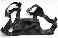 Wishring Universal Hands Free Chest Pack Bag Harness for Motorola Kenwood Midland Radio