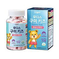 Ildong Foodis Gummy Kids Calcium & Vita D 156 g 5.5oz (2.6g × 60 Tablet) for Kids