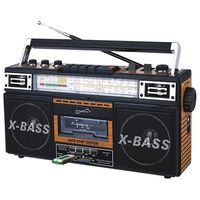 SuperSonic SC-3201BT Retro Radio and Bluetooth Speaker: Built-in Analog Music to Digital Files Converter