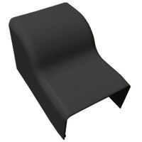 Ceiling Entry for Small (SM1) Raceway - 1 Piece - Color: Black