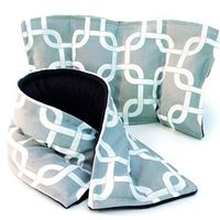 Microwave Heating Pad Neck Wrap and Rice Pack, Unscented or Lavender Relaxing Gift, Pain Relief Spa Set