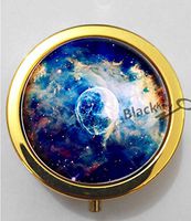 BlackKey Bubble Pattern Design 3-Compartment Decorative Pocket Gift Box Case Organizer for Pill, Color 2 -1478