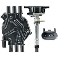 New Performance Distributor with Cap & Rotor For Chevy GMC Isuzu Olds Trucks Vans 96-07 1996-2007 Vortec 4.3L V6 OEM 1103976, 1104078, 12598210, 93441559, 8011040570