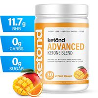 Ketond Advanced Ketone Supplement — Best Ketone Weight Loss Supplement — Citrus Mango (15 Servings)