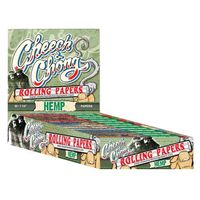 Cheech & Chong Rolling Papers Hemp 1 1/4 Unflavored Pack Of 25